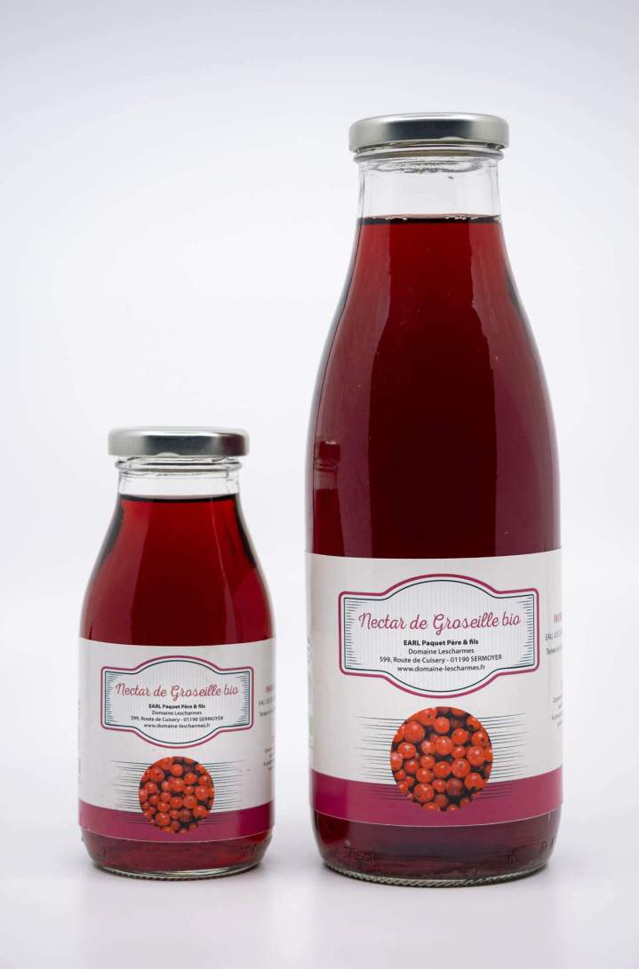 Production et vente de nectar de cassis Sermoyer