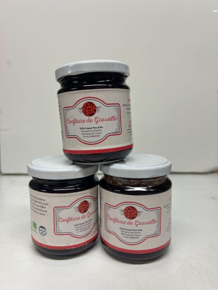 Production et vente de confitures de cassis Sermoyer